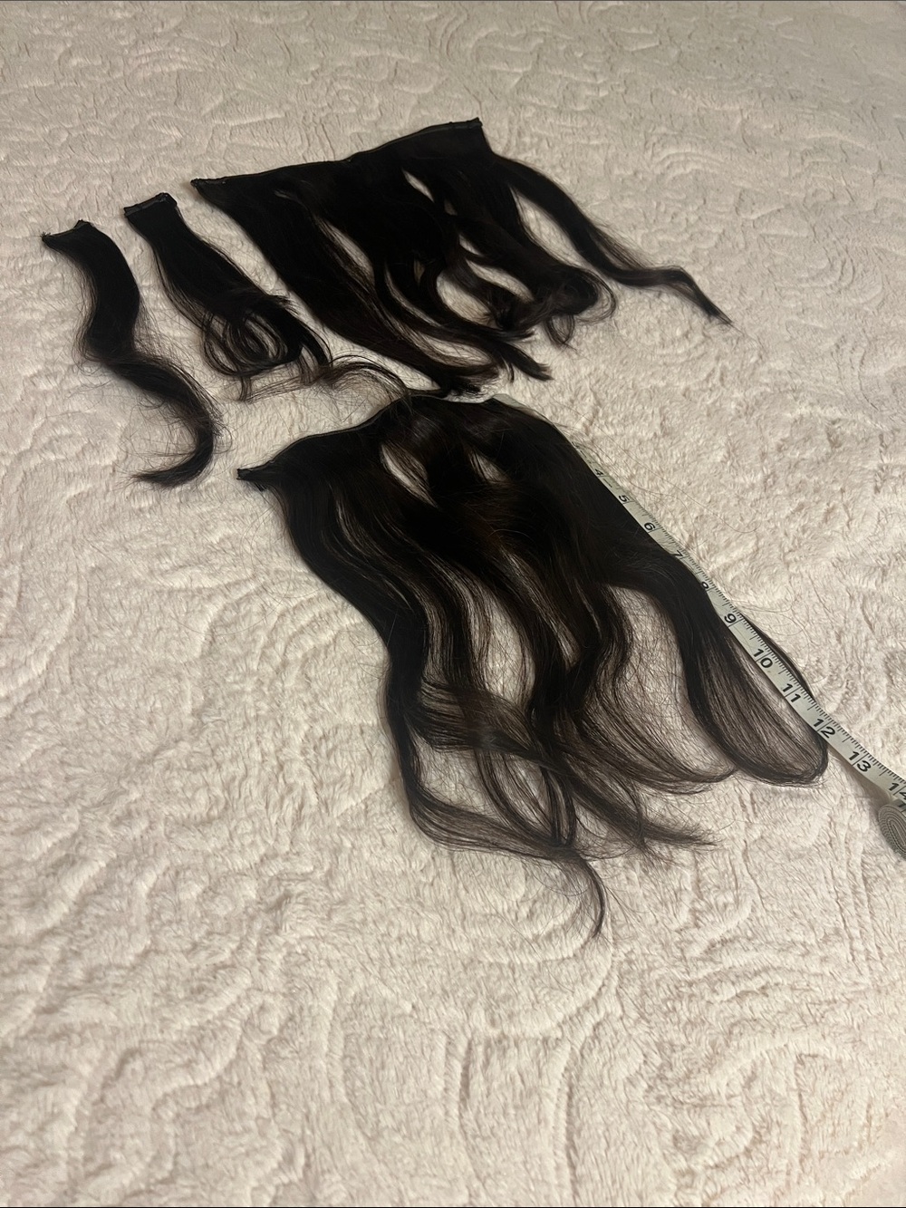 Remy Clip-In Hair Extensions - Dark Brown 100% natural human hair